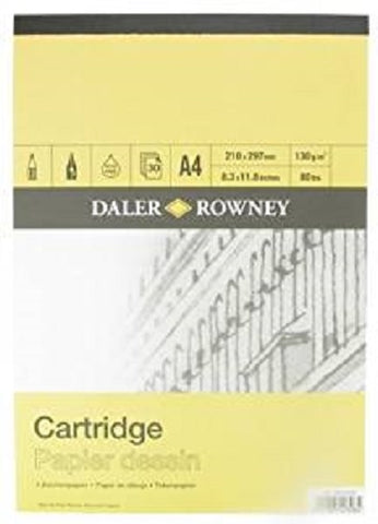 Daler Rowney Smooth Cartridge Paper Pad - 130 gsm - A4