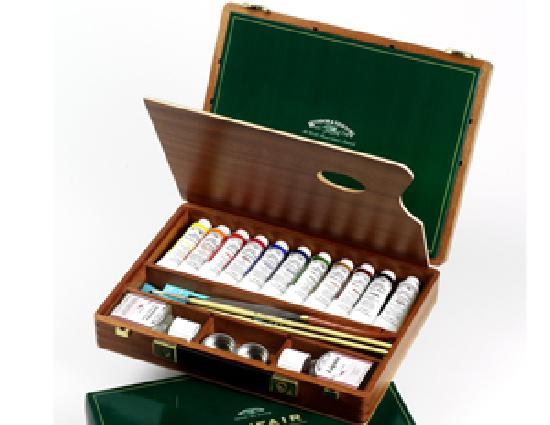 Winsor and Newton Artist Oil Mayfair Wooden Box