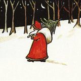Charity Christmas Cards - Box of 20 - Santa In The Snow