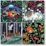 Charity Christmas Cards - Box of 20 - Woodland Friends