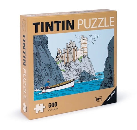 TINTIN 500 Piece Jigsaw - The Black Island - 47 x 33cm