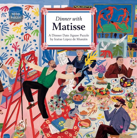 DINNER WITH MATISSE 1000 Piece Jigsaw - by Iratxe Lopez de Munain - 27.1" x 27"