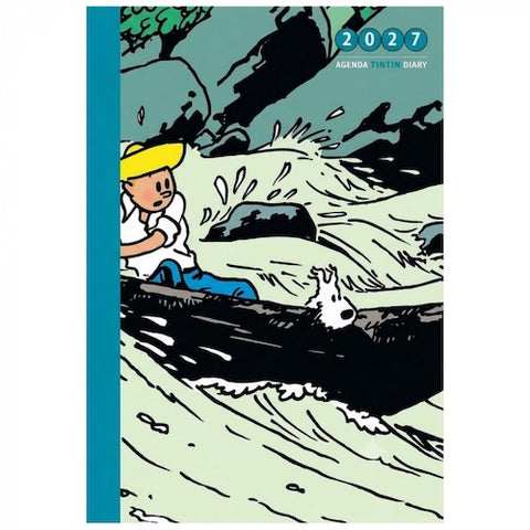 2027 - TINTIN DESK DIARY - 21 x 15 cm