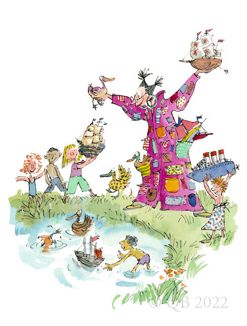 QUENTIN BLAKE - QB9907 - Collector's Limited Edition - Angela Sprocket's Pockets