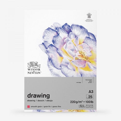 Winsor & Newton Cartridge Paper Pad - 220gsm - Smooth Surface - A3