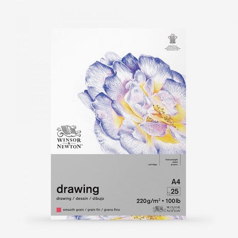 Winsor & Newton Cartridge Paper Pad - 220gsm - Smooth Surface - A4