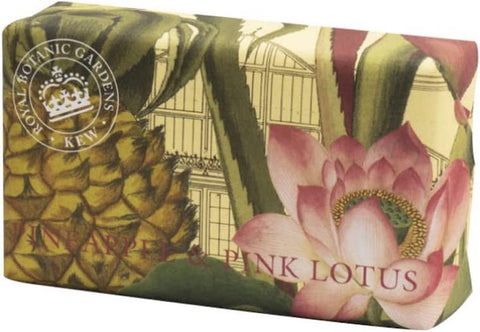 Kew Royal Botanical Gardens 240g Soap - Pineapple & Pink Lotus