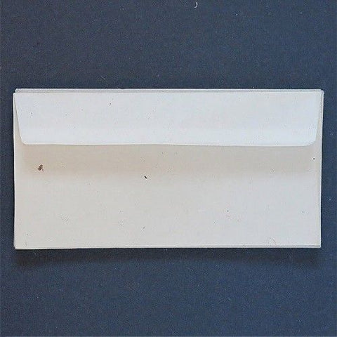KHADI HANDMADE COTTON RAG PAPER - DL Envelopes - Pack of 20