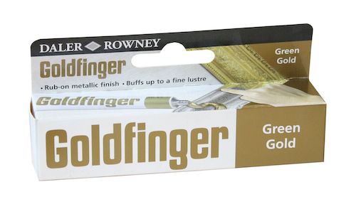 DALER ROWNEY Goldfinger Metallic Gilding Paste 22ml Tube - Green Gold