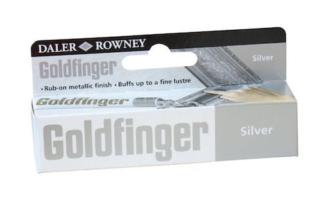 DALER ROWNEY Goldfinger Metallic Gilding Paste 22ml Tube - Silver
