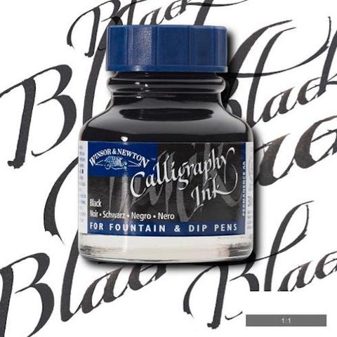 WINSOR & NEWTON CALLIGRAPHY INK 30ml - Black
