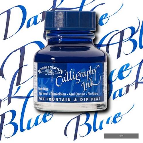 WINSOR & NEWTON CALLIGRAPHY INK 30ml - Dark Blue
