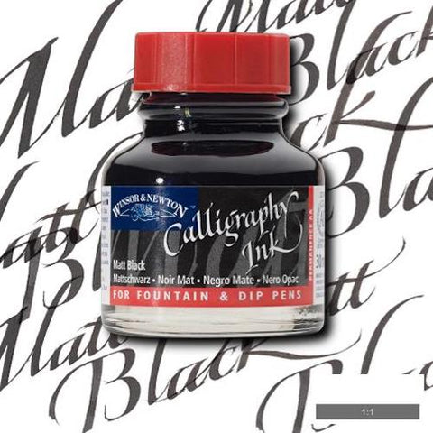 Winsor & Newton Calligraphy Ink - 30 mL, Crimson