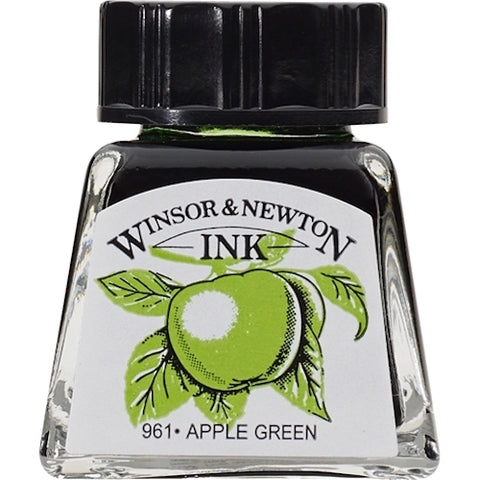WINSOR & NEWTON DRAWING INK 14ml - Apple Green