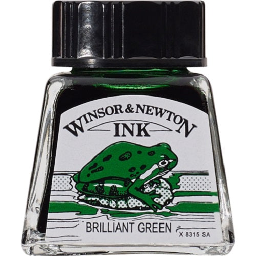 WINSOR & NEWTON DRAWING INK 14ml - Brilliant Green