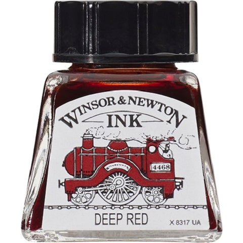 WINSOR & NEWTON DRAWING INK 14ml - Deep Red