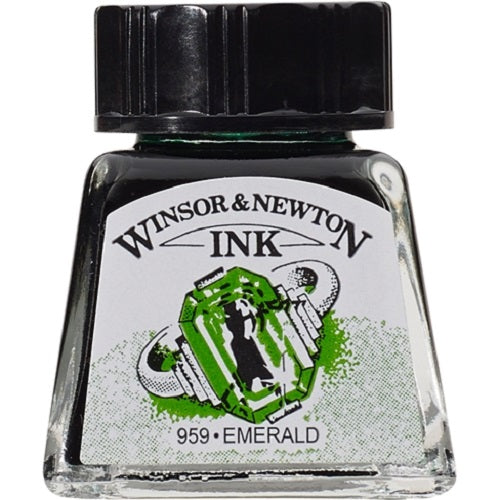 WINSOR & NEWTON DRAWING INK 14ml - Emerald