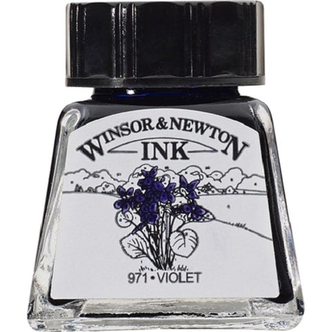 WINSOR & NEWTON DRAWING INK 14ml - Violet