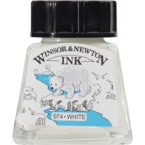 WINSOR & NEWTON DRAWING INK 14ml - White