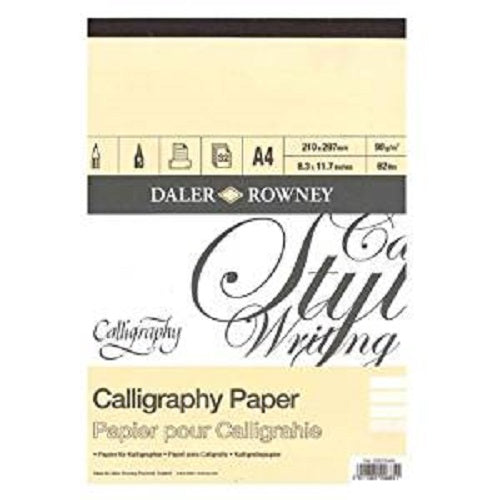 Daler Rowney Calligraphy Pad - 30 sheets 90gsm - A4