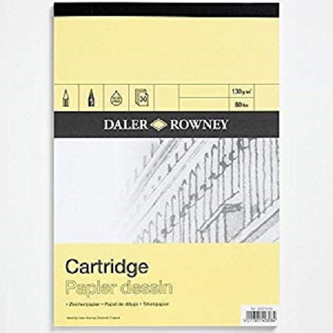 Daler Rowney Smooth Cartridge Paper Pad - 130 gsm - A3