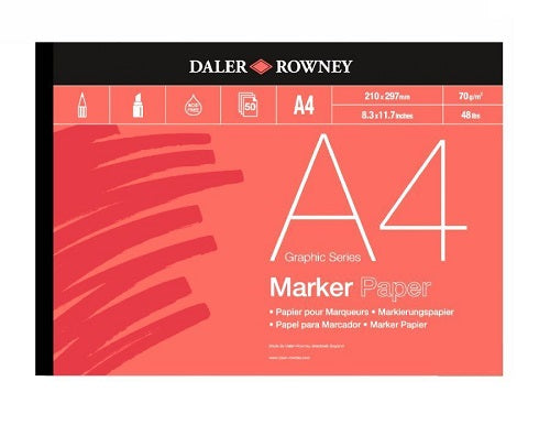 DALER ROWNEY BLEED PROOF MARKER PAD - A4