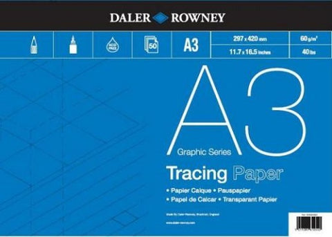 DALER ROWNEY TRACING PAPER PAD - A3