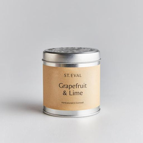 ST EVAL Scented Candle Tin - Grapefruit and Lime