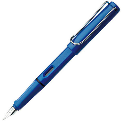 LAMY Safari Fountain Pen - Medium Nib - Shiny Blue