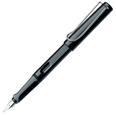 LAMY Safari Fountain Pen - Medium Nib - Shiny Black