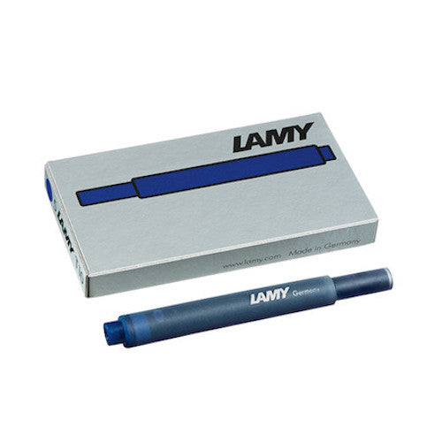 LAMY T10 INK CARTRIDGES - One Pack of 5 - Blue Black