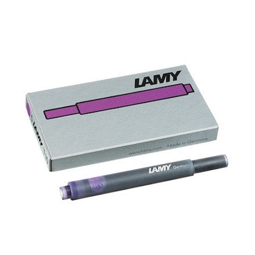 LAMY T10 INK CARTRIDGES - One Pack of 5 - Violet