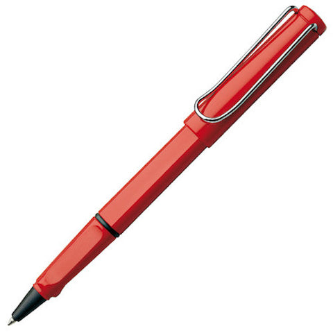 Lamy Safari Rollerball Pen - Shiny Red
