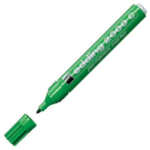 Edding 2000c Permanent Marker - Bullet Tip - Green
