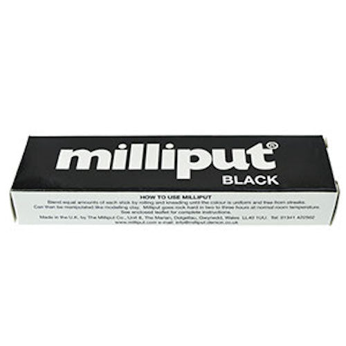 Milliput Epoxy Putty 2-stick Pack 113g (4oz) Black