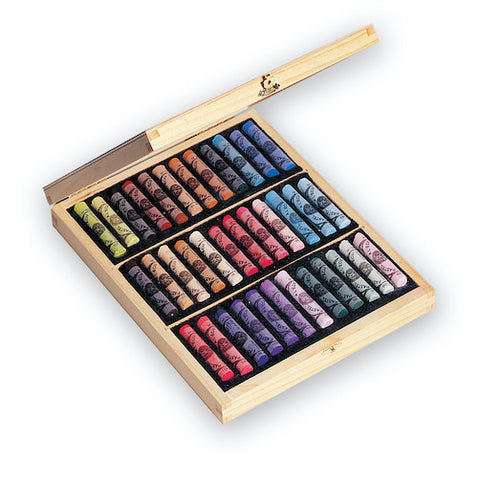 Sennelier Extra Soft Pastels Set 36 in a Wooden Box