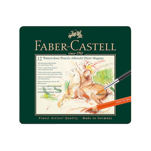 FABER CASTELL Albrecht Durer Watercolour Pencils - Tin Of 12