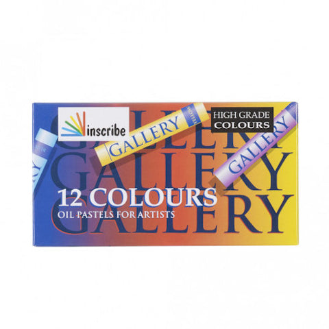 INSCRIBE OIL PASTEL Set of 12 Assorted Colours