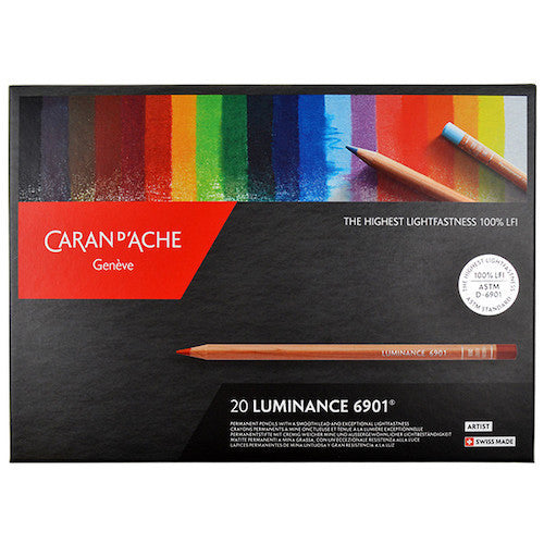 CARAN d'ACHE Luminance 6901 Colour Pencils - Set of 20
