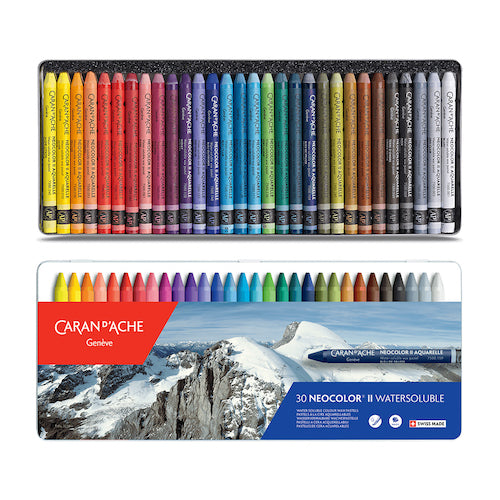 Caran d'Ache Neocolor II Water-Soluble Crayons 40 Set