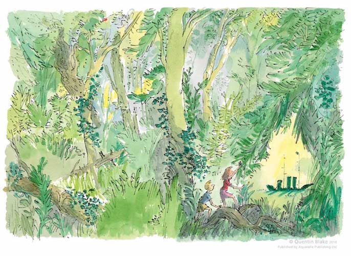 QUENTIN BLAKE - QB6121 - Signed Limited Edition Print - The Green Ship