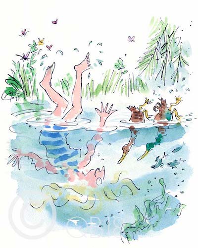 QUENTIN BLAKE - QB9002 - Collector's Limited Edition - D is for Ducks