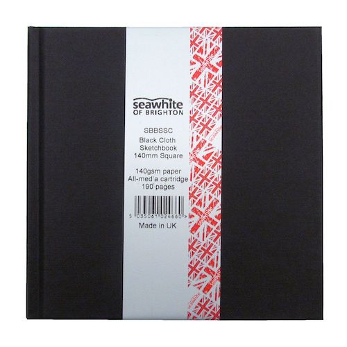 SEAWHITE Chunky Square Sketchbook 140 gsm - 95 Pages - 140mm by 140mm