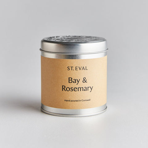 ST EVAL Scented Candle Tin - Bay and Rosemary