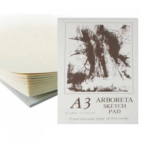 ARBORETA SPIRAL OFF WHITE SKETCH PAD - A3