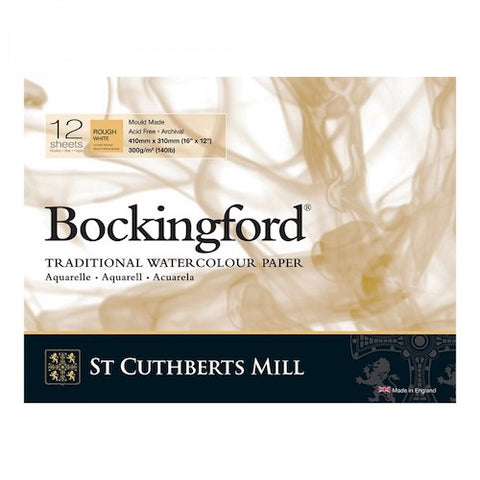 Bockingford Watercolor Papers : White : Fat Spiral Pads : Rough