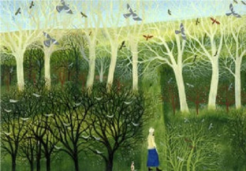DEE NICKERSON - Signed Limited Edition Print - A Little Walk After Tea