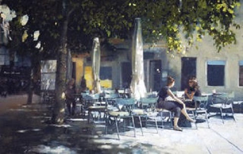DOUGLAS GRAY - Signed Limited Edition Print - Afternoon Coffee
