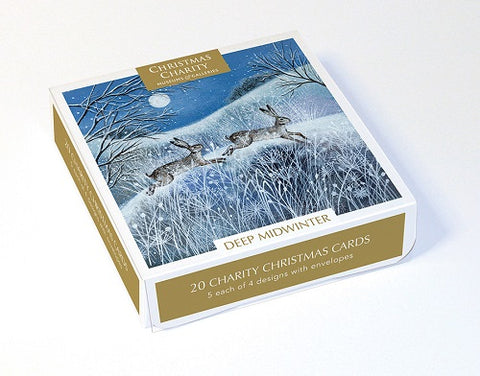 Christmas Cards - Box of 20 Assorted by Lucy Grossmith - Deep Midwinter