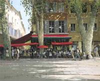 Jeremy Barlow - Cafe Aix en Provence - 600mm x 485mm Signed Ltd Edition 25/95